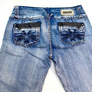 Only You Denim w/ Black Capris